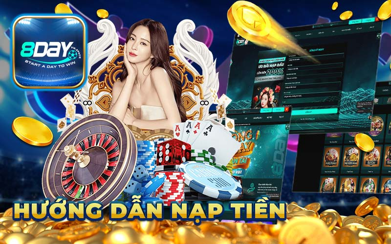 hướng dẫn nạp tiền 8day